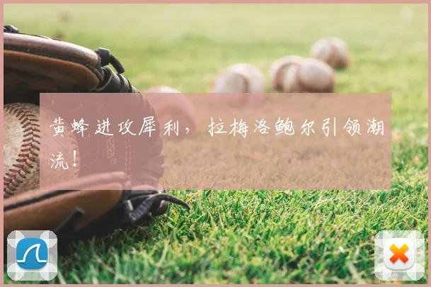 黄蜂进攻犀利，拉梅洛鲍尔引领潮流！