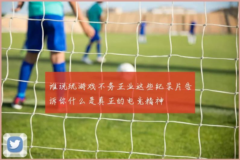 谁说玩游戏不务正业这些纪录片告诉你什么是真正的电竞精神